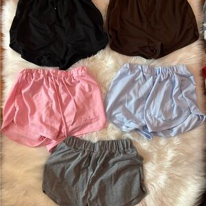 Women's Casual Shorts - Black, Brown, Pink, Blue, Gray